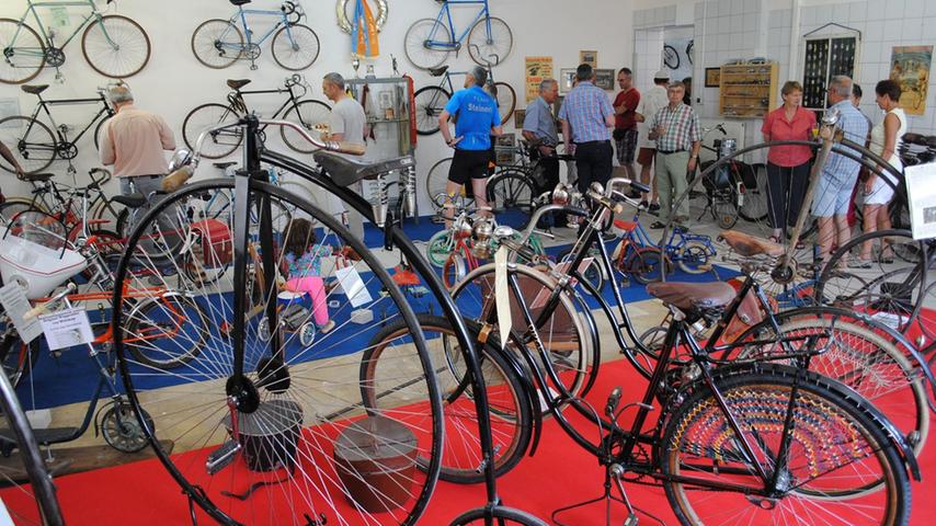 Die Pflugsmühle ist um ein Museum mit Fahrrad-Oldtimern reicher