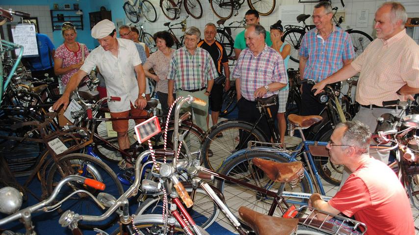 Die Pflugsmühle ist um ein Museum mit Fahrrad-Oldtimern reicher