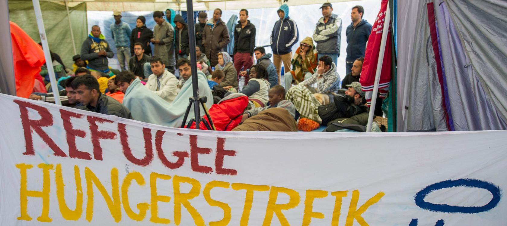 Hungerstreik von Flüchtlingen: Situation spitzt sich zu