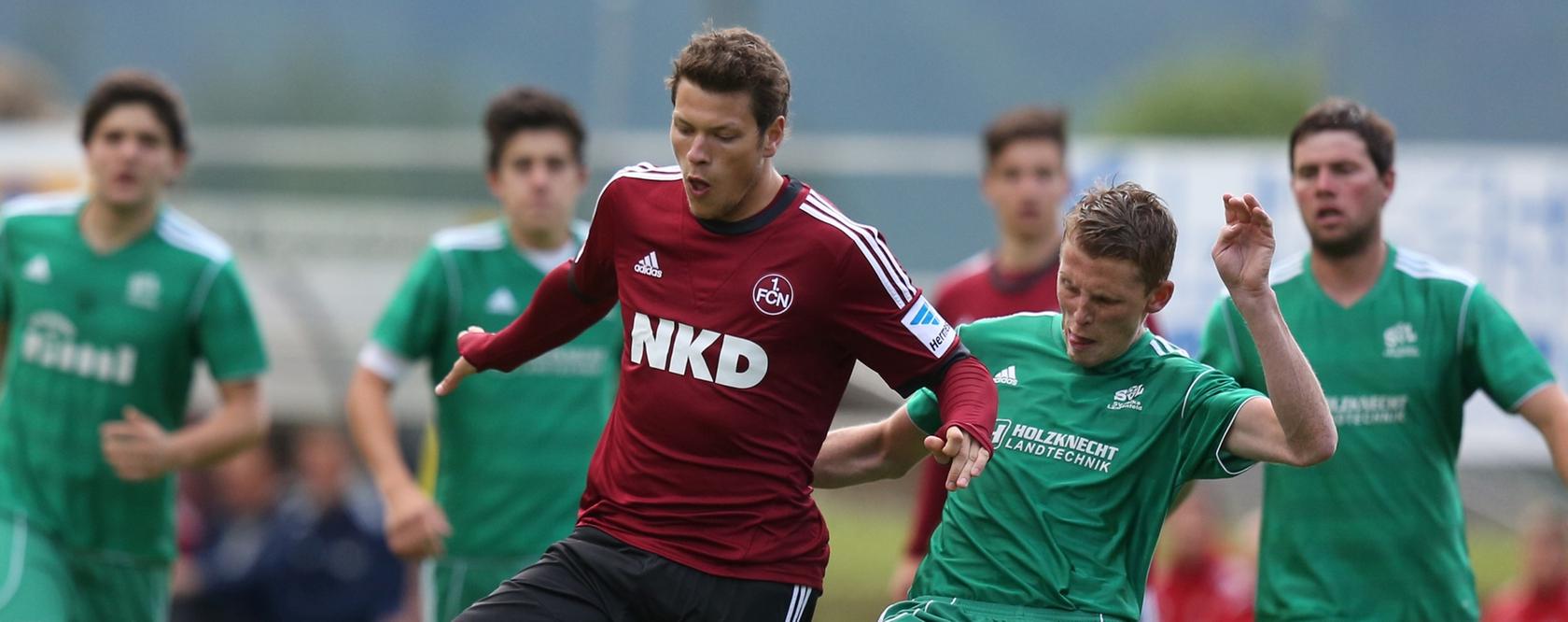 Der Club spielt wieder! Neuzugang Daniel Ginczek erzielte in der Saisonvorbereitung das erste Tor für den 1. FC Nürnberg.