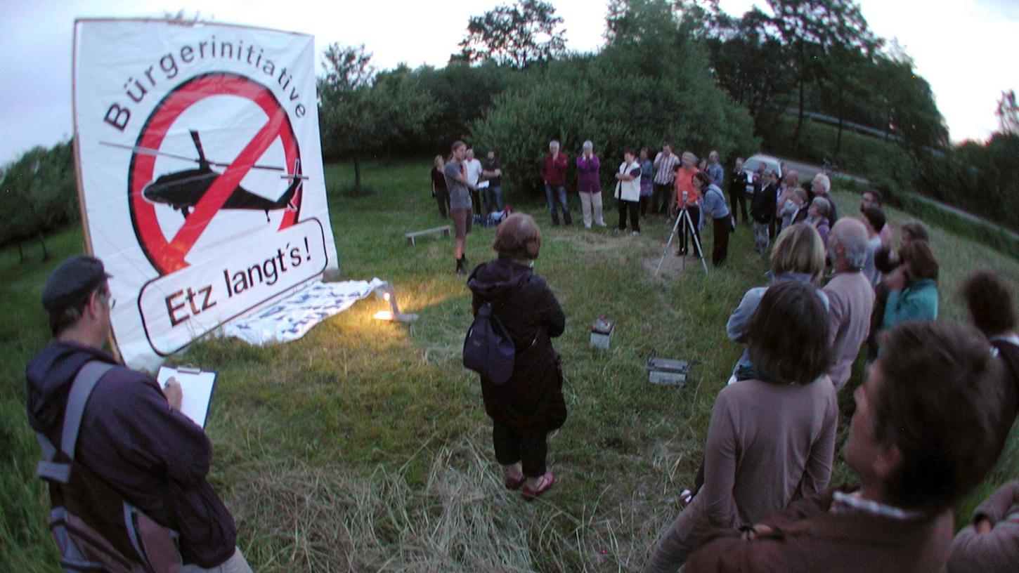 Katterbach: Erneut Proteste gegen US-Hubschrauberlärm