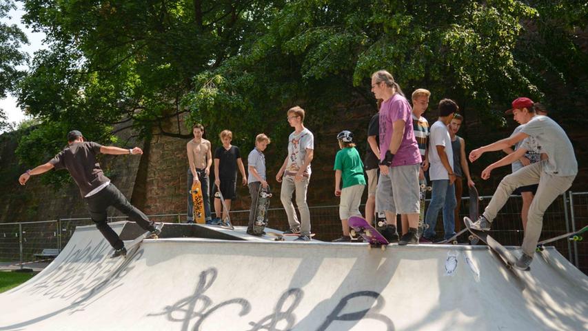 Der Skatepark im Spittlertorgraben ist eröffnet!