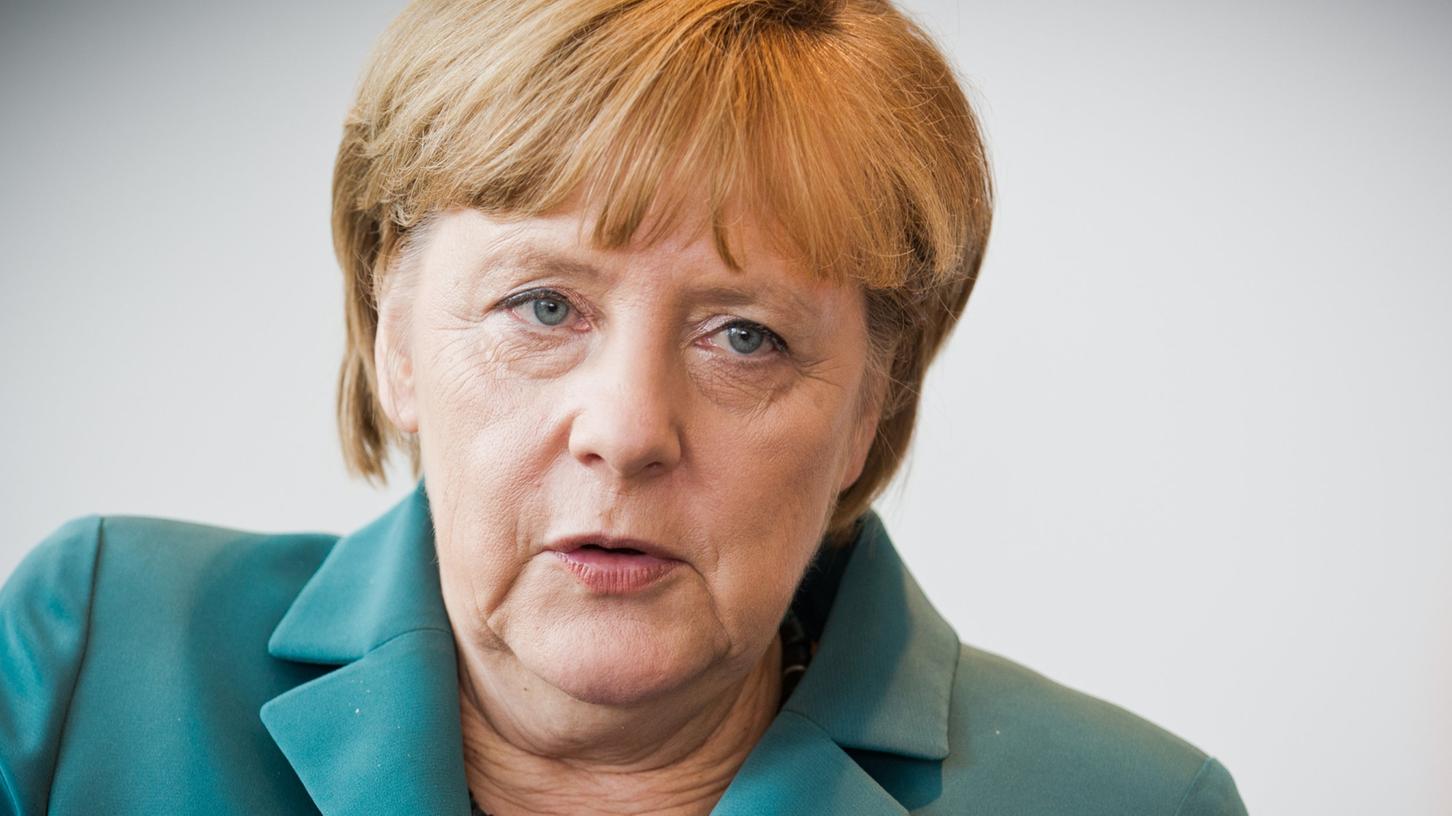 Angela Merkel spricht heute in Berlin vor IG-Metall-Mitgliedern.