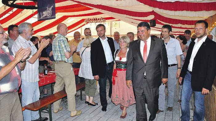 Sigmar Gabriel in Schnaittach Sigmar Gabriel in Schnaittach