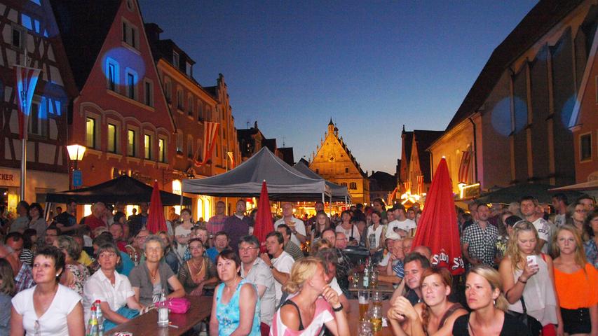 Ein abwechslungsreiches Programm bot das Altstadtfest in Weißenburg auch in diesem Jahr.