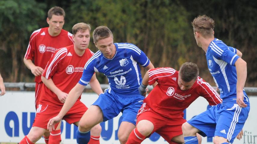 Fußball-Bezirksliga 1: Kornburger gewannen Premierenspiel gegen Hüttenbach