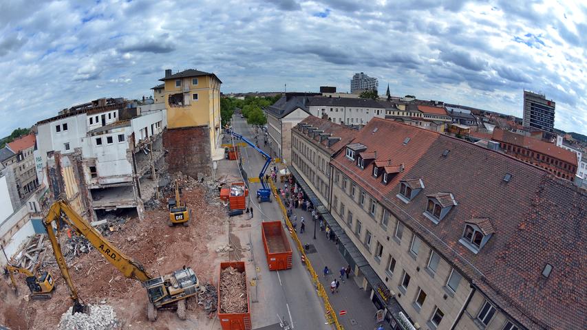 Das Stadtbild in Fürth verliert einen markanten Eckpfeiler.