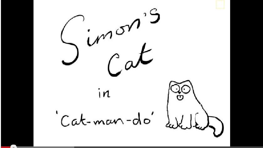 Hier handelt es sich zwar um keine reale Katze, dennoch zeigt "Simon's Cat" typische Szenen aus dem gewöhnlichen Katzenalltag und erntet damit Aufrufe im zweistelligen Millionenbereich. Link zum Video.