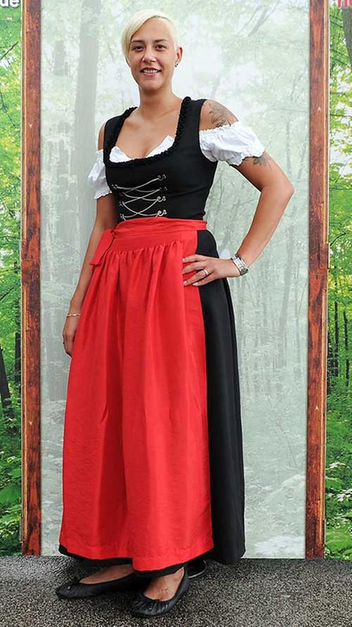 Die Kandidatinnen der Wahl zur Miss Jura-Volksfest: Daniela Schinke (Durchschnittsnote: 4,7 / Abgegebene Stimmen: 752)