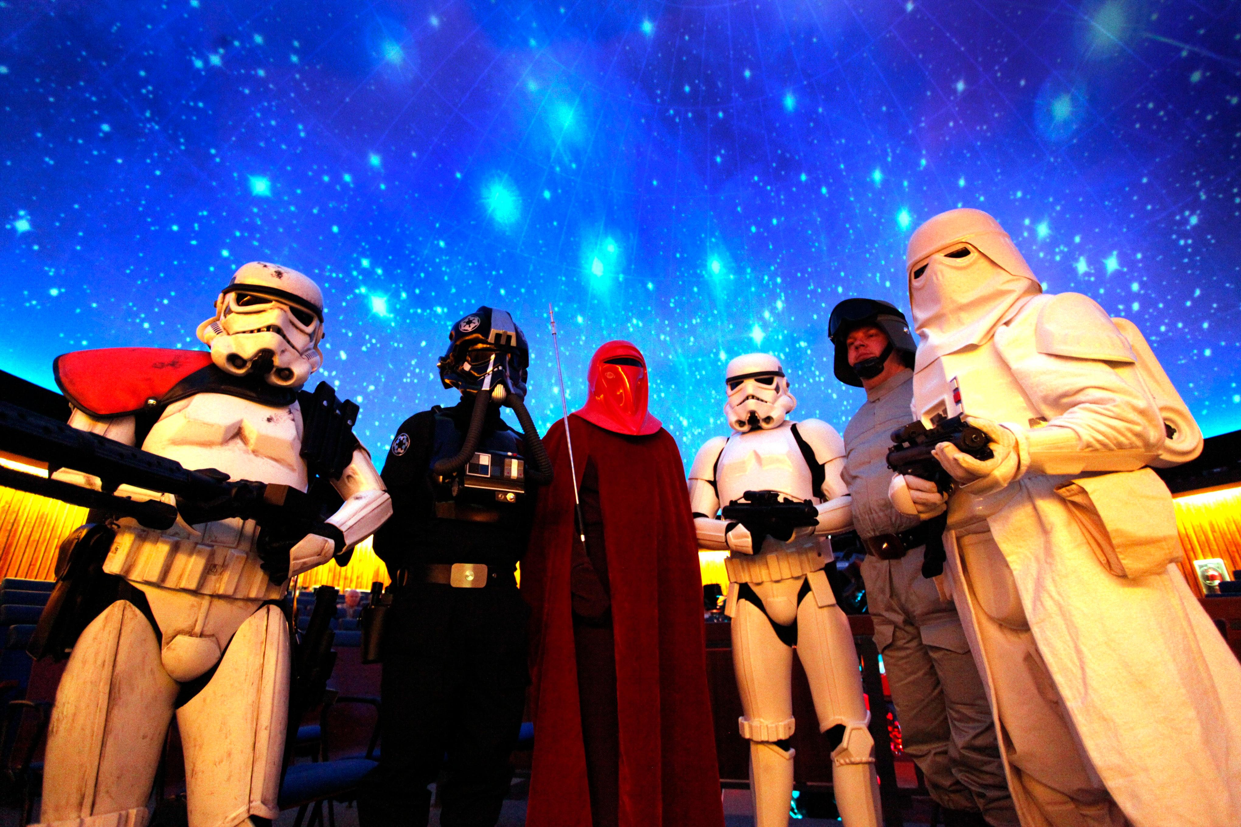 Das Planetarium ist Schauplatz verschiedenster Veranstaltungen, wie zum Beispiel des Treffens des Star Wars Clubs anlässlich des bundesweiten Astronomietags...