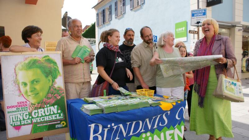 Grünen-Chefin Claudia Roth war in Gunzenhausen