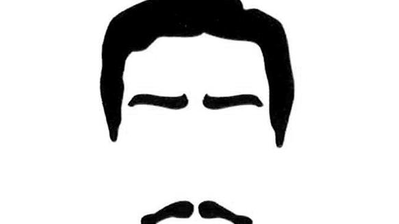 Der Hufeisen-Bart ist ein Schnurrbart, der links und rechts vom Mund nach unten führt - verleiht dem Träger meist einen finsteren Gesichtsausdruck.