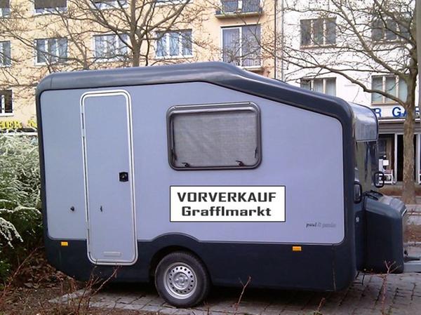 Grafflmarkt in Fürth: Vorverkauf im Campingwagen