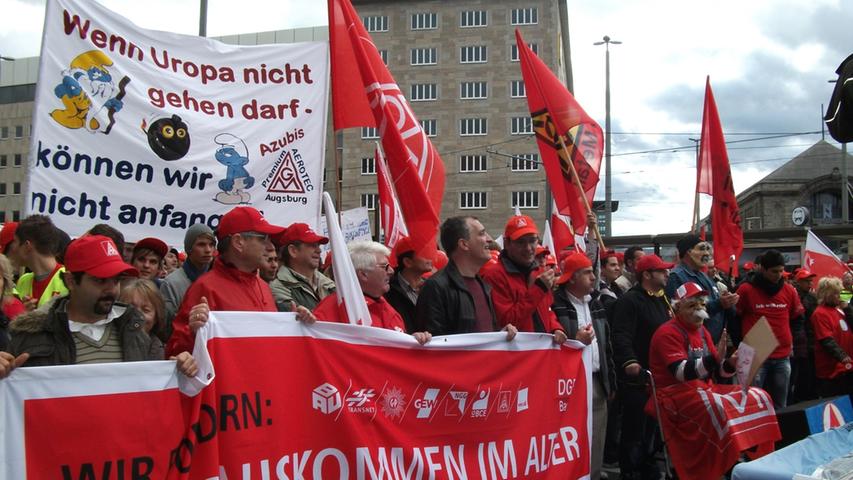 DGB-Demo in  Nürnberg