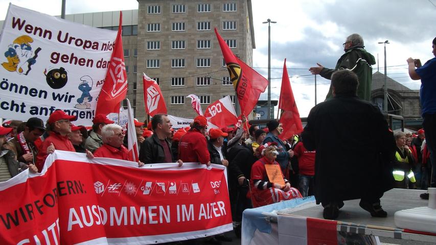 DGB-Demo in  Nürnberg