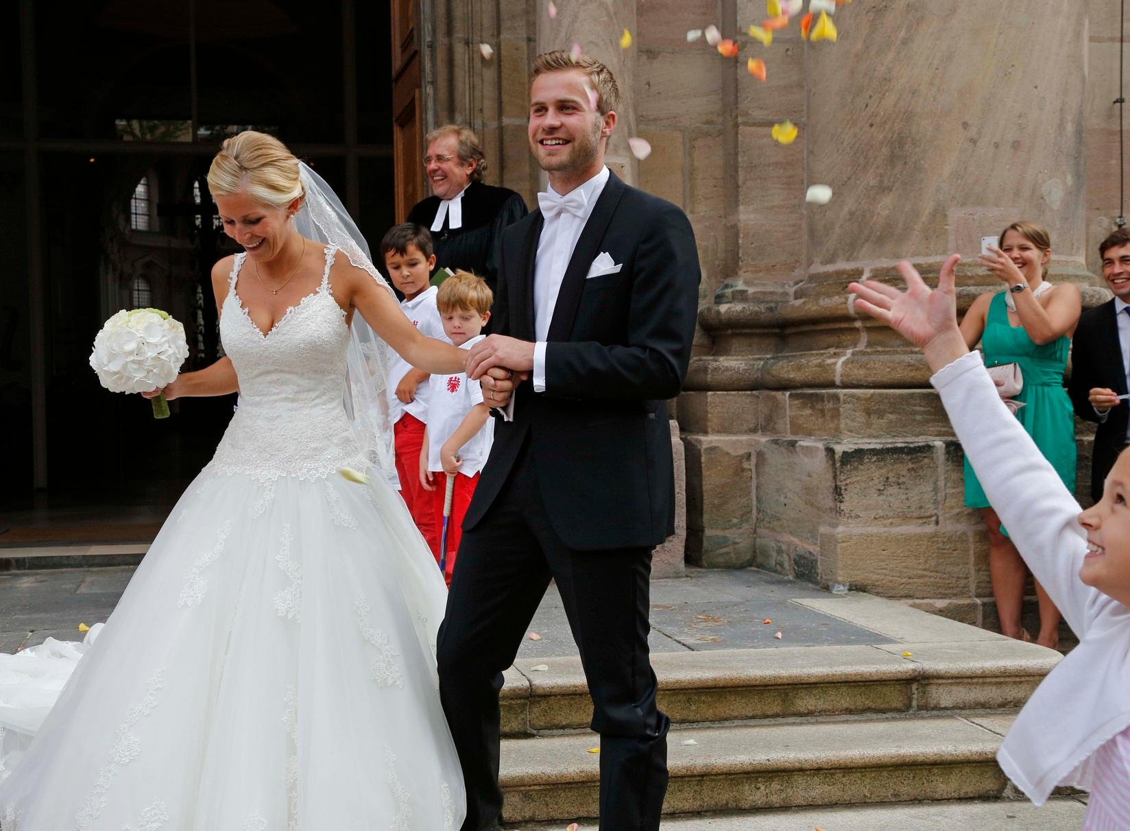 "Sie ist mein Anker": Traumhochzeit von Olympiasieger Max Müller