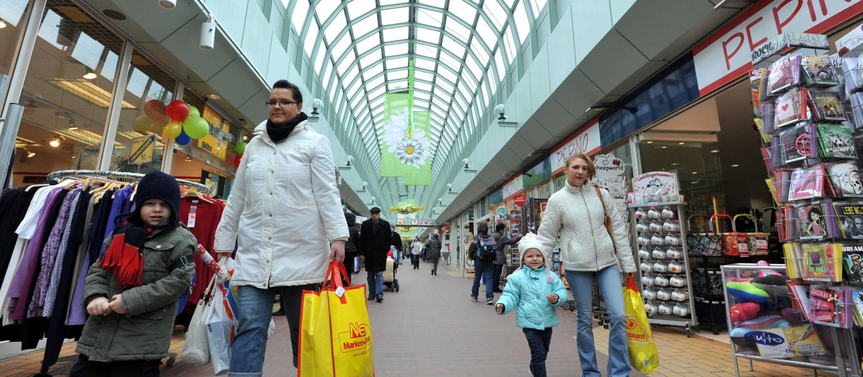 Das City-Center ist geöffnet