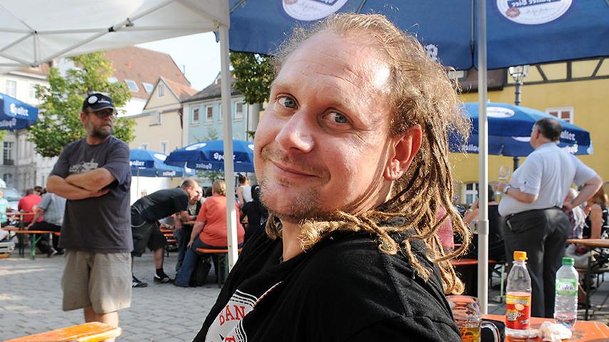 "Ich finde es einfach super hier", sagt Alex (38) aus Ansbach.