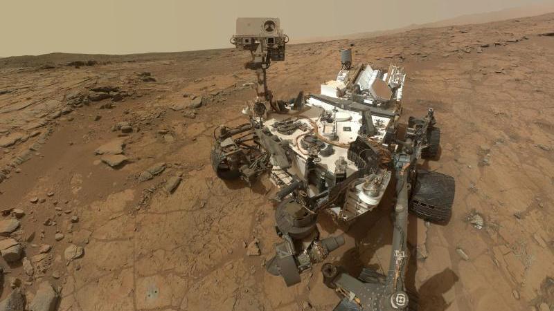 Der Erkundungsroboter "Opportunity" hat vor zwei Jahren seine Spuren auf dem Mars hinterlassen. Er legte 45 Kilometer zurück.