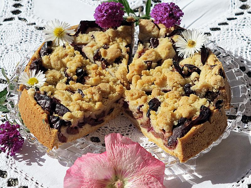 Zwetschgenkuchen mit Streuseln 