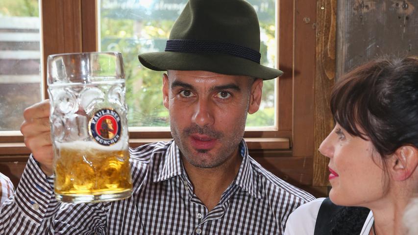 Franz Ribery und Sepp Guardiola: FC Bayern auf der Wiesn 2013
