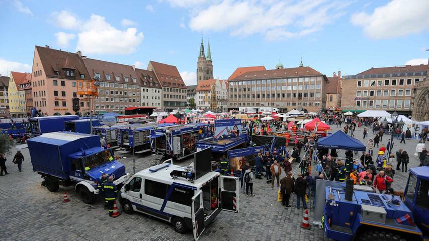 Ganz viele Vereine und Organisationen stellen sich am Tag der offenen Tür der Stadt Nürnberg vor.