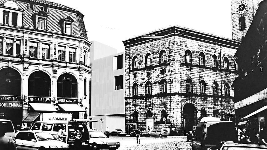 Architektenentwürfe für das Ludwig-Erhard-Haus