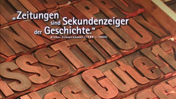 Zeitungen sind Sekundenzeiger der Geschichte Zeitungen sind Sekundenzeiger der Geschichte