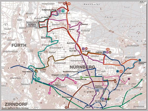 Optimiertes Busnetz: Das ist für Nürnbergs Norden geplant
