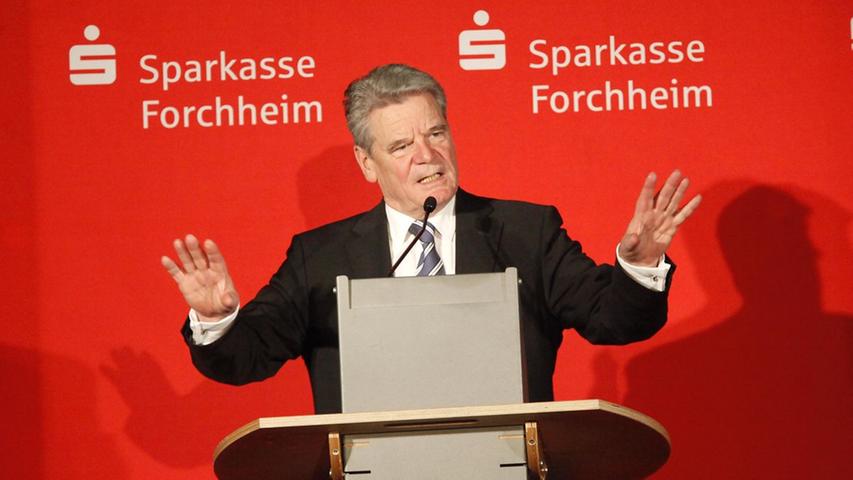 Joachim Gauck in Forchheim