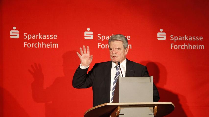 Joachim Gauck in Forchheim