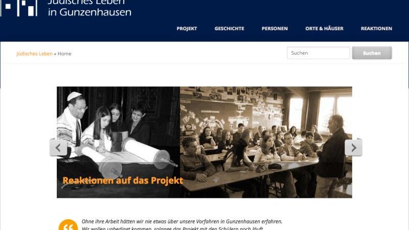 Die Homepage über das Projekt „Jüdisches Leben in Gunzenhausen“ ist neu gestaltet worden.