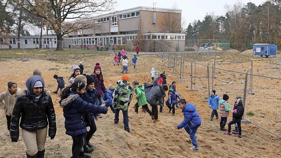 Sandgrube in Viatisschule ist jetzt offen