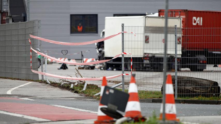 Lkw-Fahrer stirbt am Nürnberger Hafen