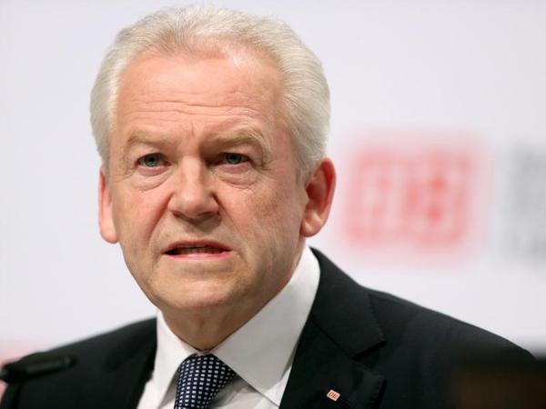 Bahnchef Rüdiger Grube möchte "deeskalieren".