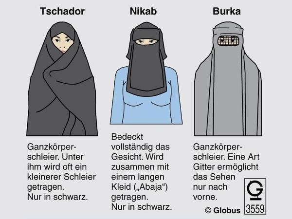 Seit Dienstag gilt das Verbot der Burka in Bayern