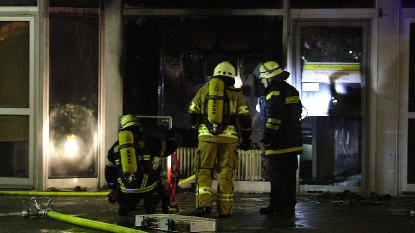 Brand in einem Mehrfamilienhaus in Bamberg