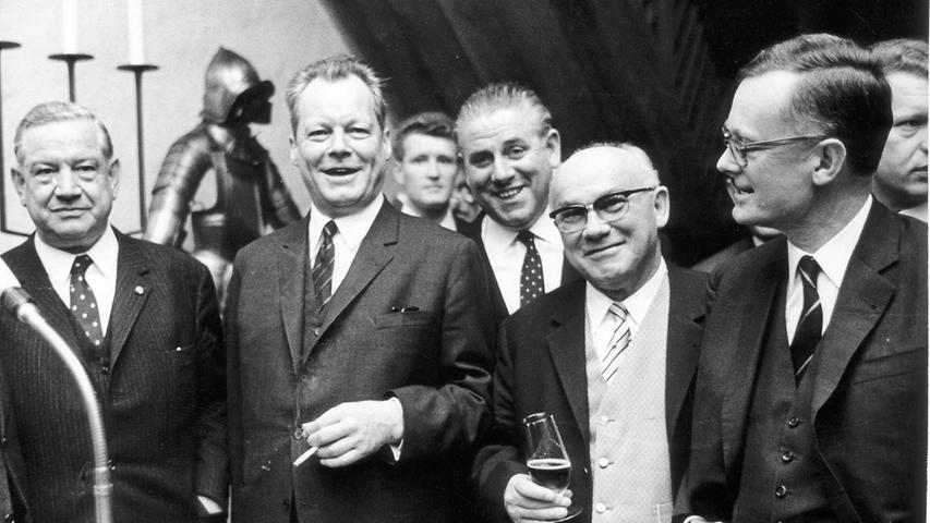 Für Willy Brandt stand schon halb Nürnberg Schlange
