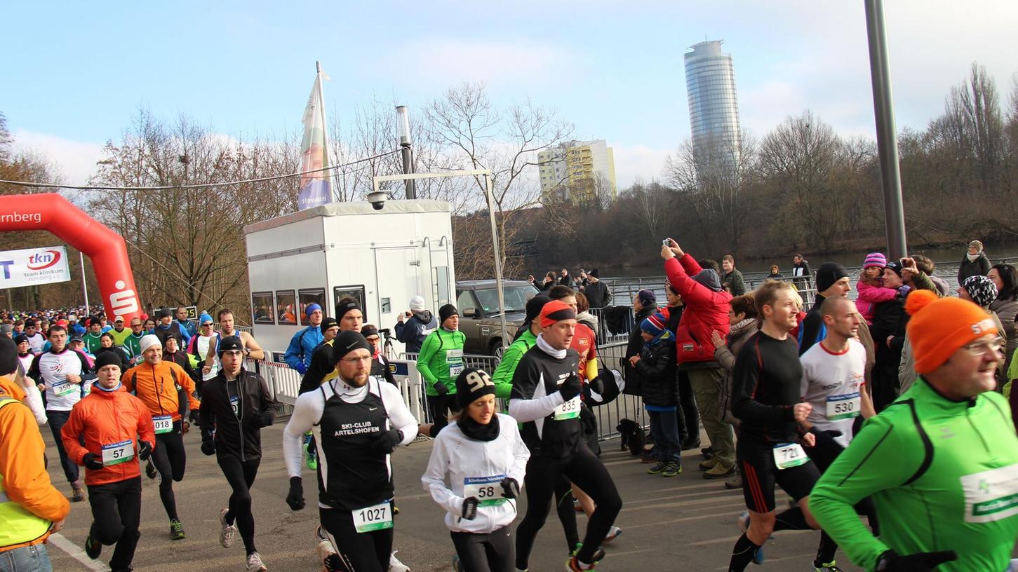 Bestes Wetter beim Silvesterlauf.