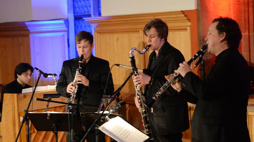 Danach spielte das TrioDeVienne-Quartett im Rathaussaal.