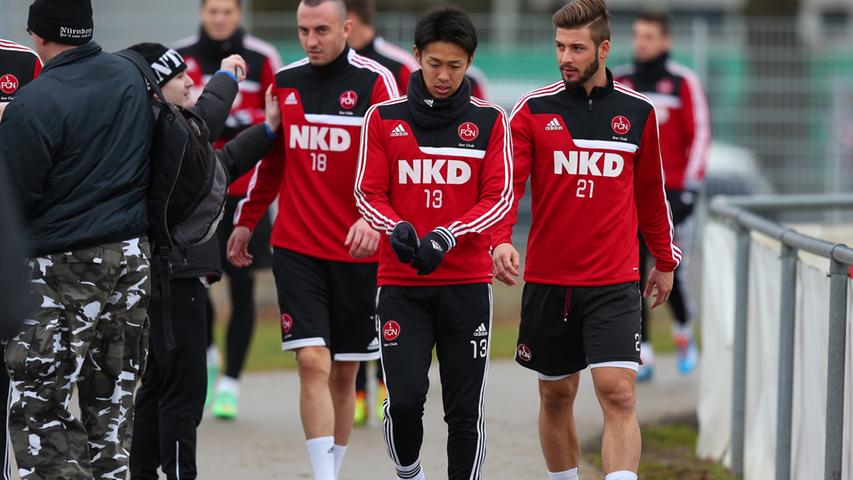 Nürnberg hat sie wieder, seine Sportbotschafter in kurzen Hosen. Am Samstag hat der 1. FC Nürnberg die Vorbereitung für die Rückrunde aufgenommen.