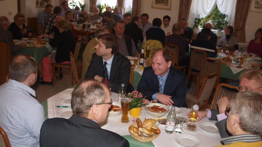 Zum traditionellen Neujahrsempfang der CSU Gößweinstein gaben sich in diesem Jahr Landratskandidat Dr Hermann Ulm und Landtagsabgeordneter Michael Hofmann die Ehre.