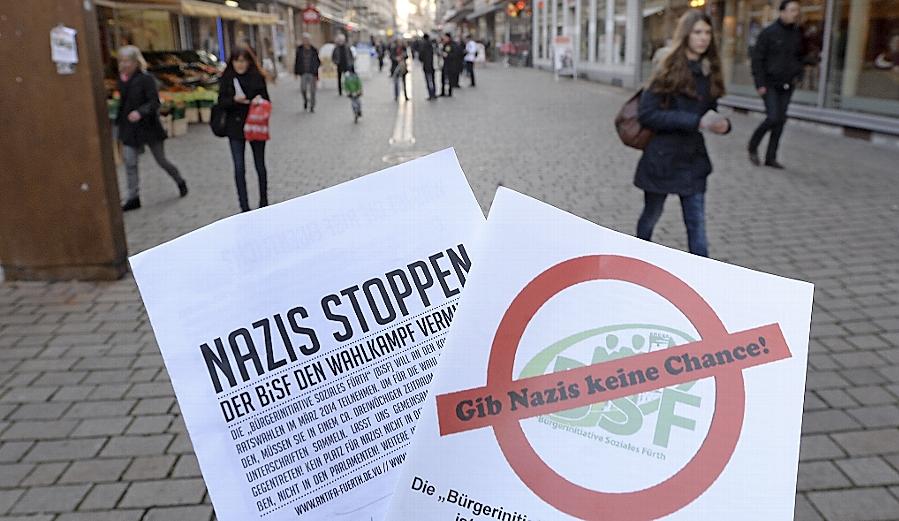 Demo gegen die Neonazi-Tarngruppe in Fürth