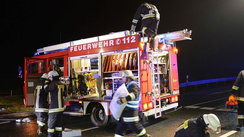 Unfall bei Ammerndorf: Zwei Schwerverletzte