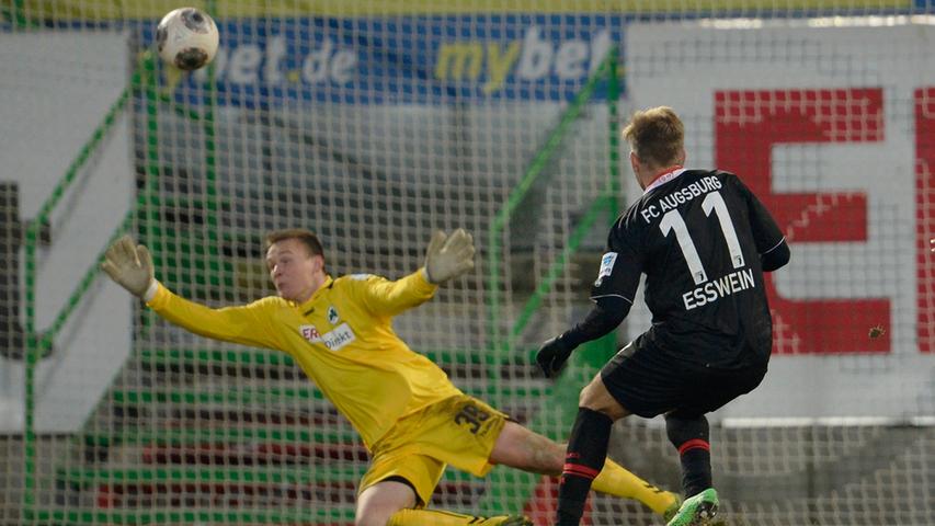 0:2 gegen Augsburg - Fürth trotz Niederlage gut in Form