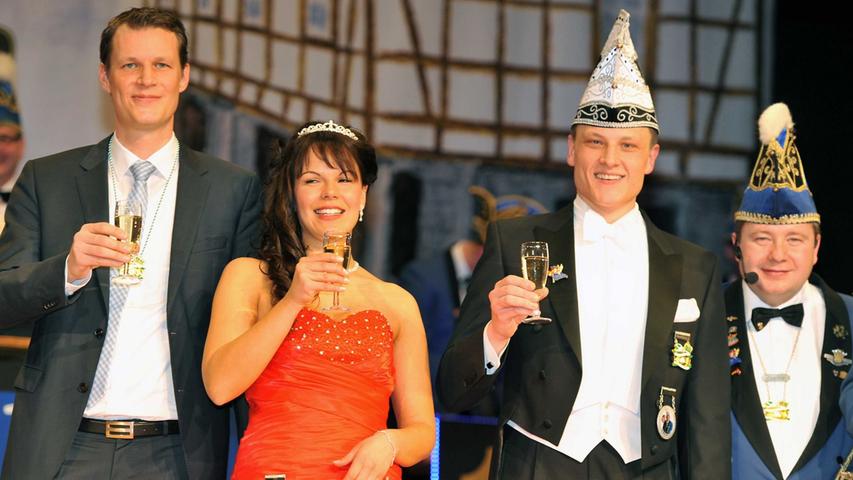 Am Samstag wurde im Schwabacher Markgrafensaal das neue Prinzenpaar der Schwabanesen inthronisiert.