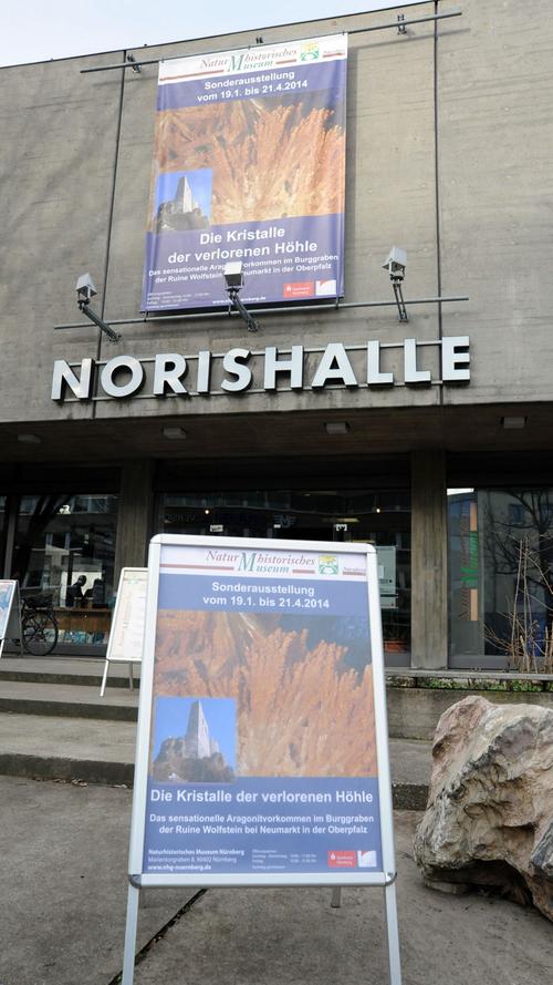 Noch bis zum 21. April 2014 ist die Ausstellung "Die Kristalle der verlorenen Höhle" in der Nürnberger Norishalle zu sehen.