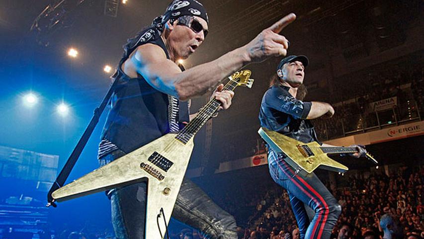 Scorpions: goldene Gitarren in der Nürnberger Arena