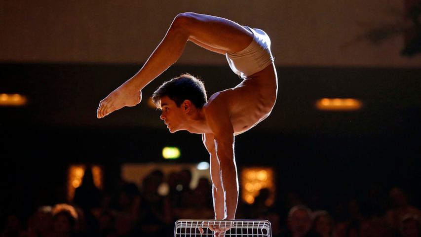 Der 23-jährige Spanier gehört zum Ensemble des kanadischen Show-Zirkus "Cirque du Soleil".