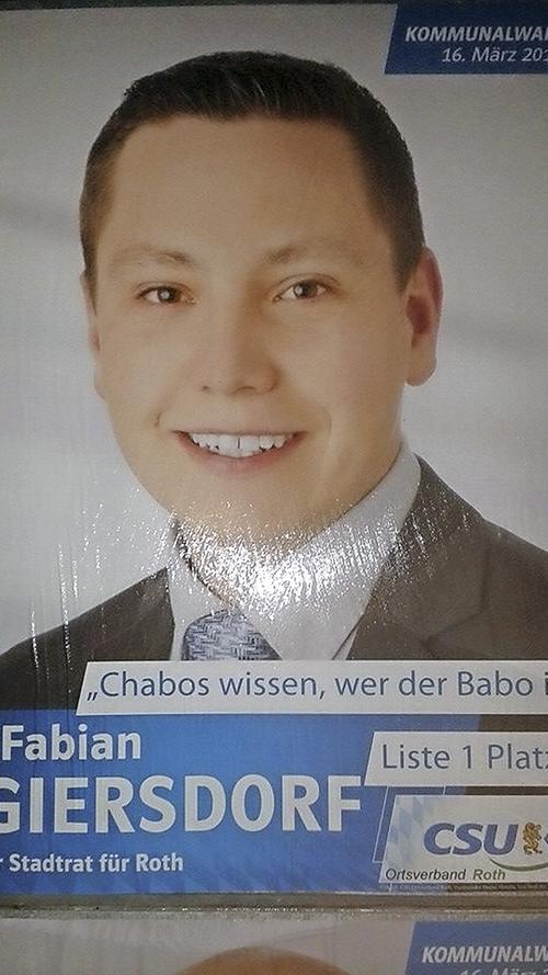 Das "Jugendwort des Jahres 2013" hat nun auch in die Politik gehalten: Chabos wissen, wer der Babo ist - und Fabian Giersdorf von der CSU hofft darauf, dass die Wähler ihn für den Babo halten.